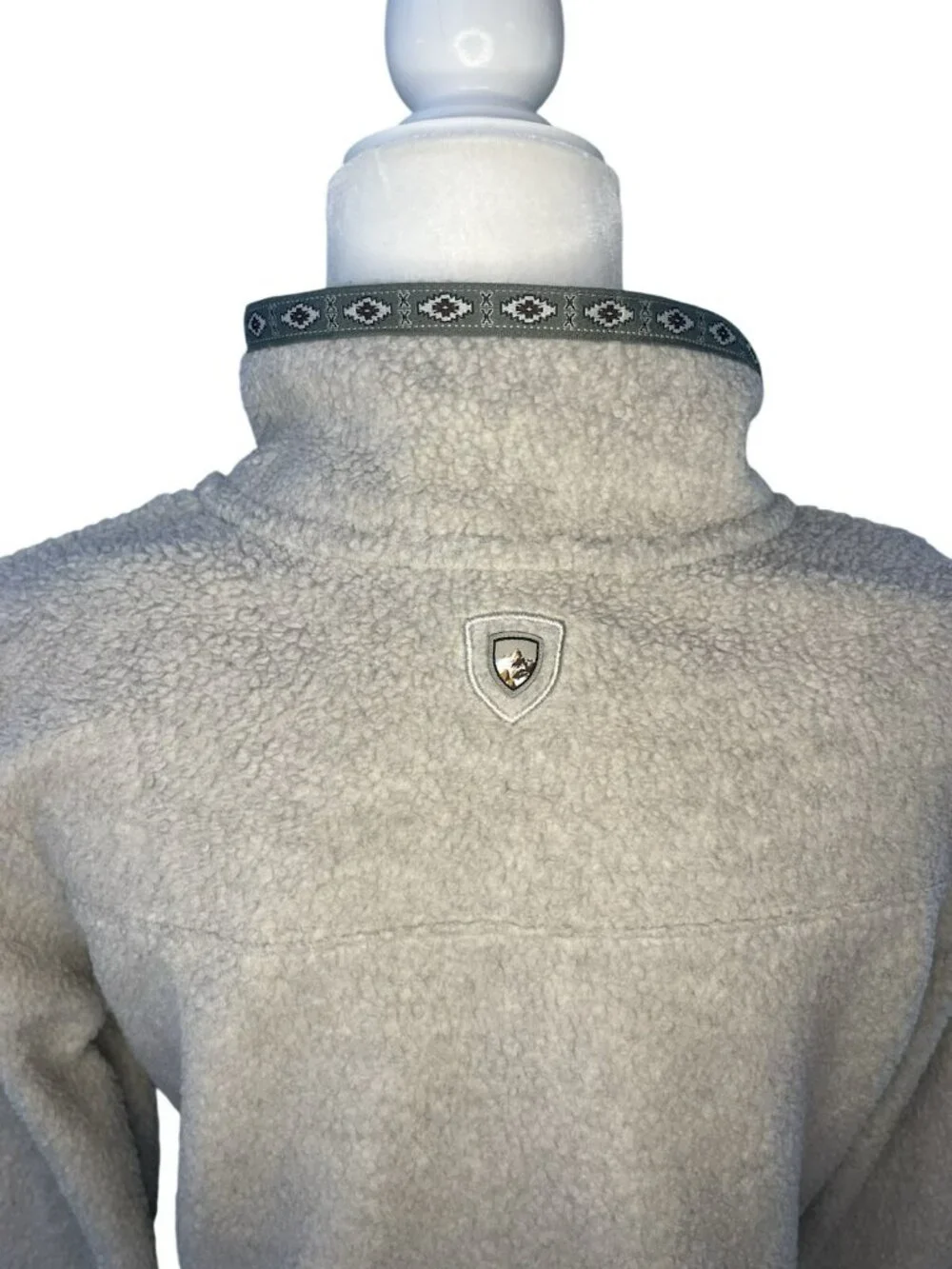 Kuhl Hygge Snap Pullover Women’s Natural Sherpa Jacket Kozy Komfort Small NWT - Picture 3 of 8